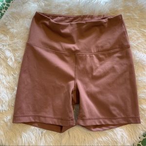 Size S pink Yogalicious Lux biker shorts